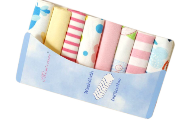 Serviettes de bouche en gaze de coton - lot de 8