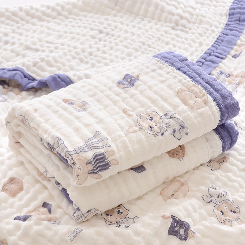 Couverture bébé en mousseline de coton douce