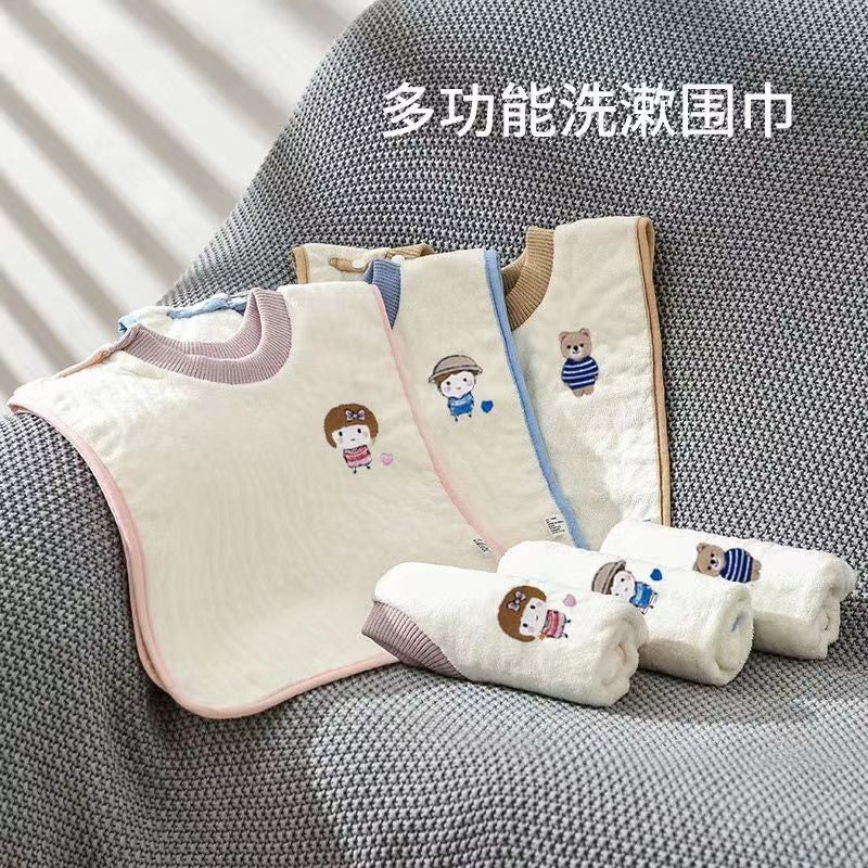 Gants de toilette imperméables motifs animaux