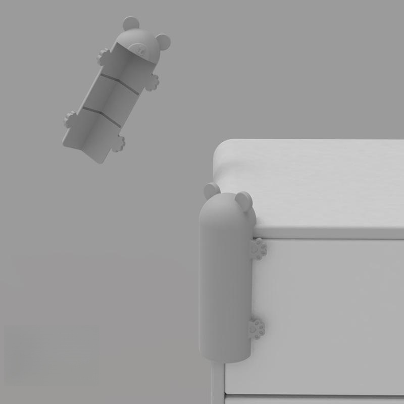 Protège-coins de sécurité en silicone découpables