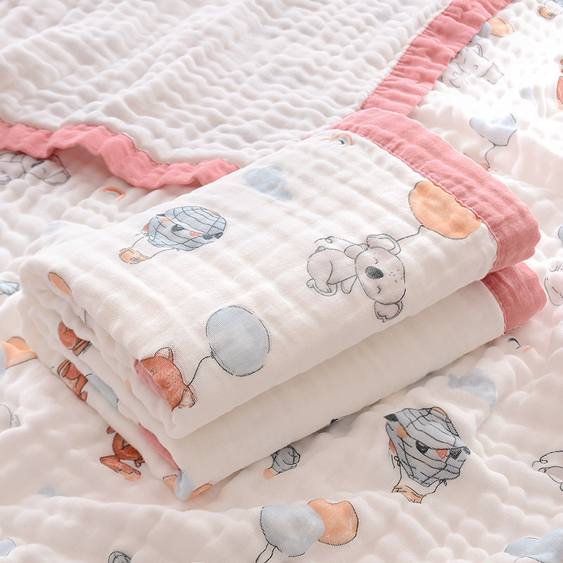 Couverture bébé en mousseline de coton douce