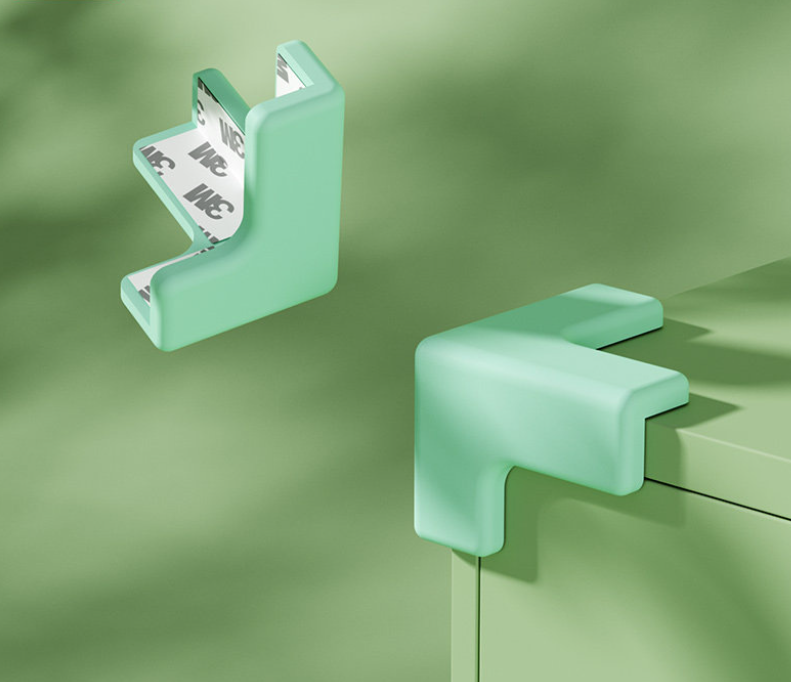 Protections d'angles en silicone pour meubles
