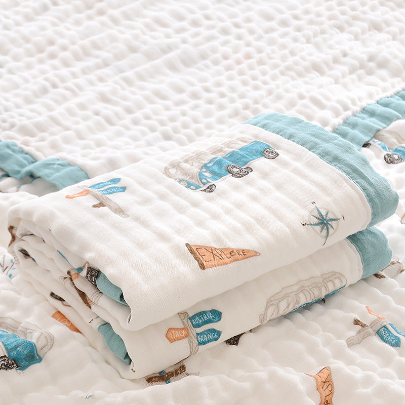 Couverture bébé en mousseline de coton douce