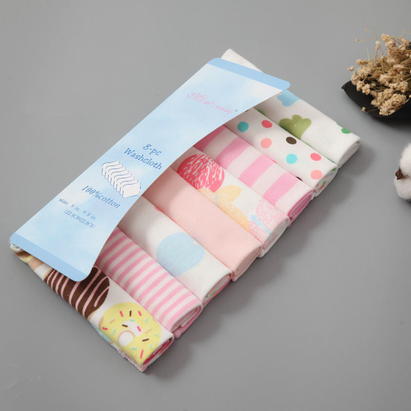 Serviettes de bouche en gaze de coton - lot de 8