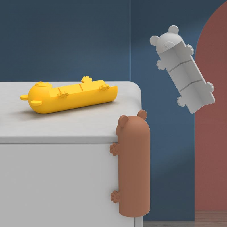 Protège-coins de sécurité en silicone découpables