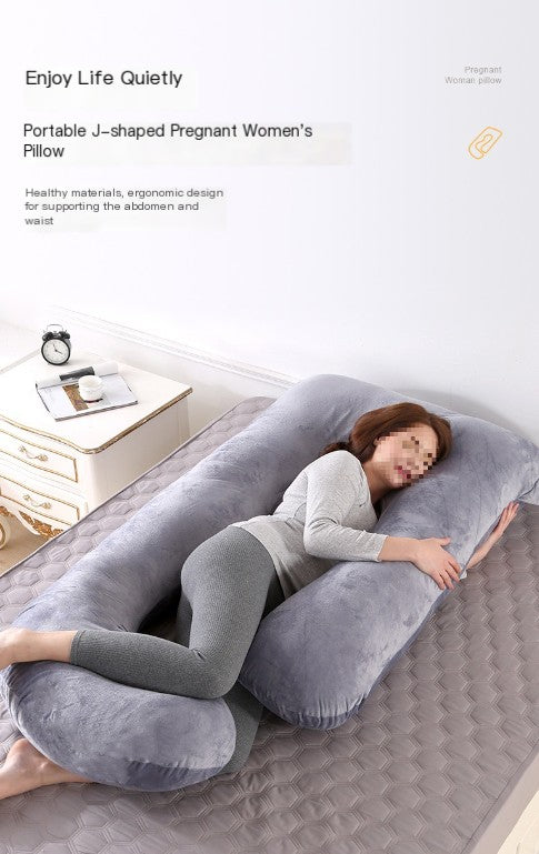Coussin de grossesse et allaitement forme J