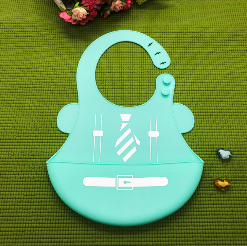 Bavoirs en silicone imperméables motifs animaux