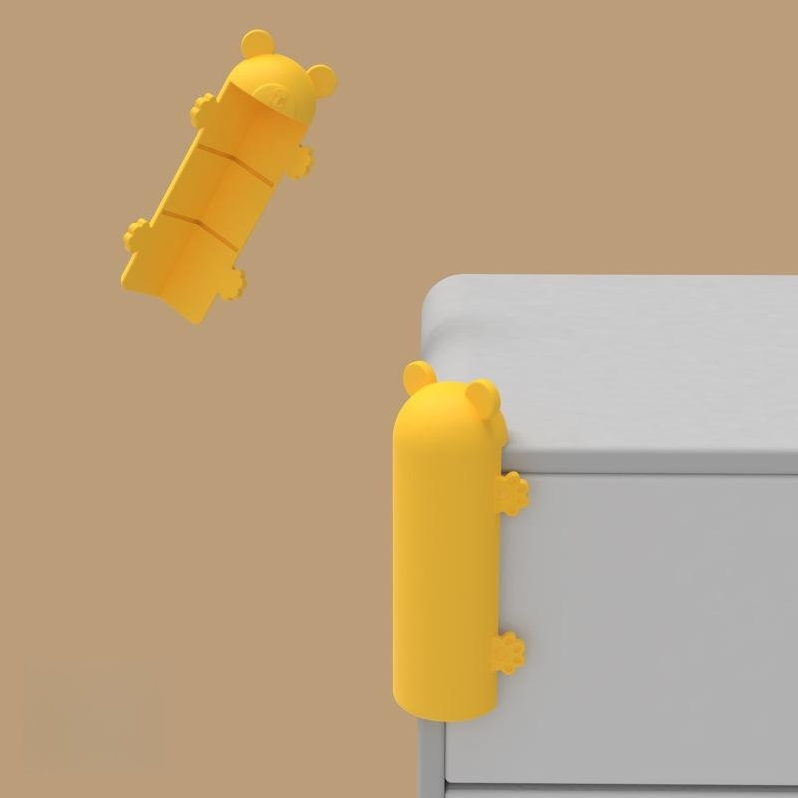 Protège-coins de sécurité en silicone découpables