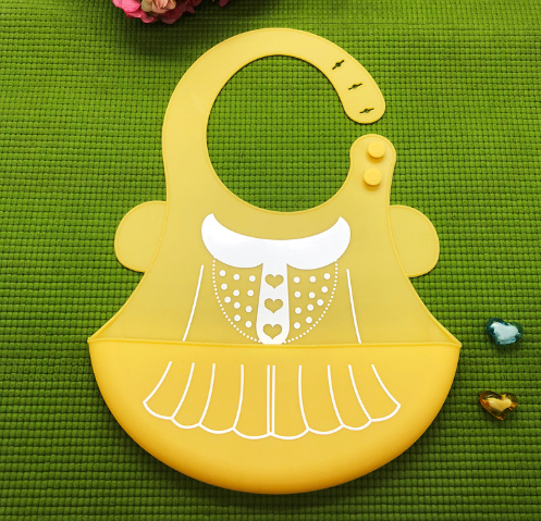 Bavoirs en silicone imperméables motifs animaux