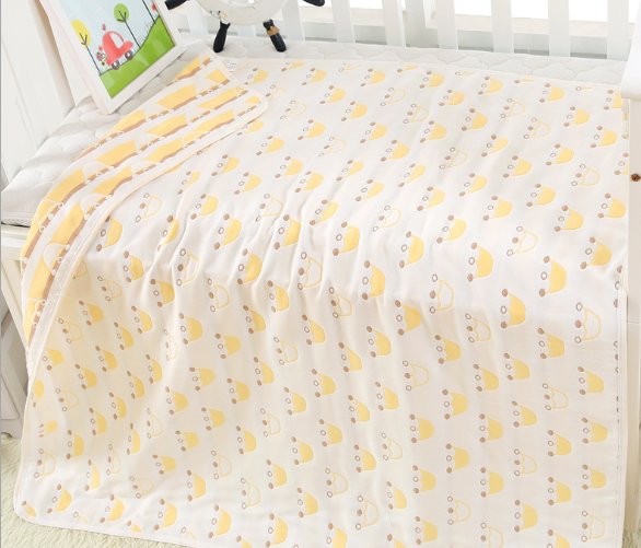 Serviette de bain bébé en gaze de coton 6 couches