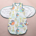Turbulette cocon en coton à motifs pour bébé