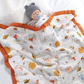 Couverture doudou en gaze de coton pour bébé