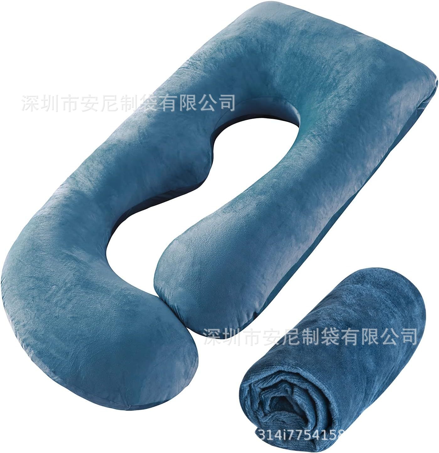 Coussin de grossesse et allaitement forme J