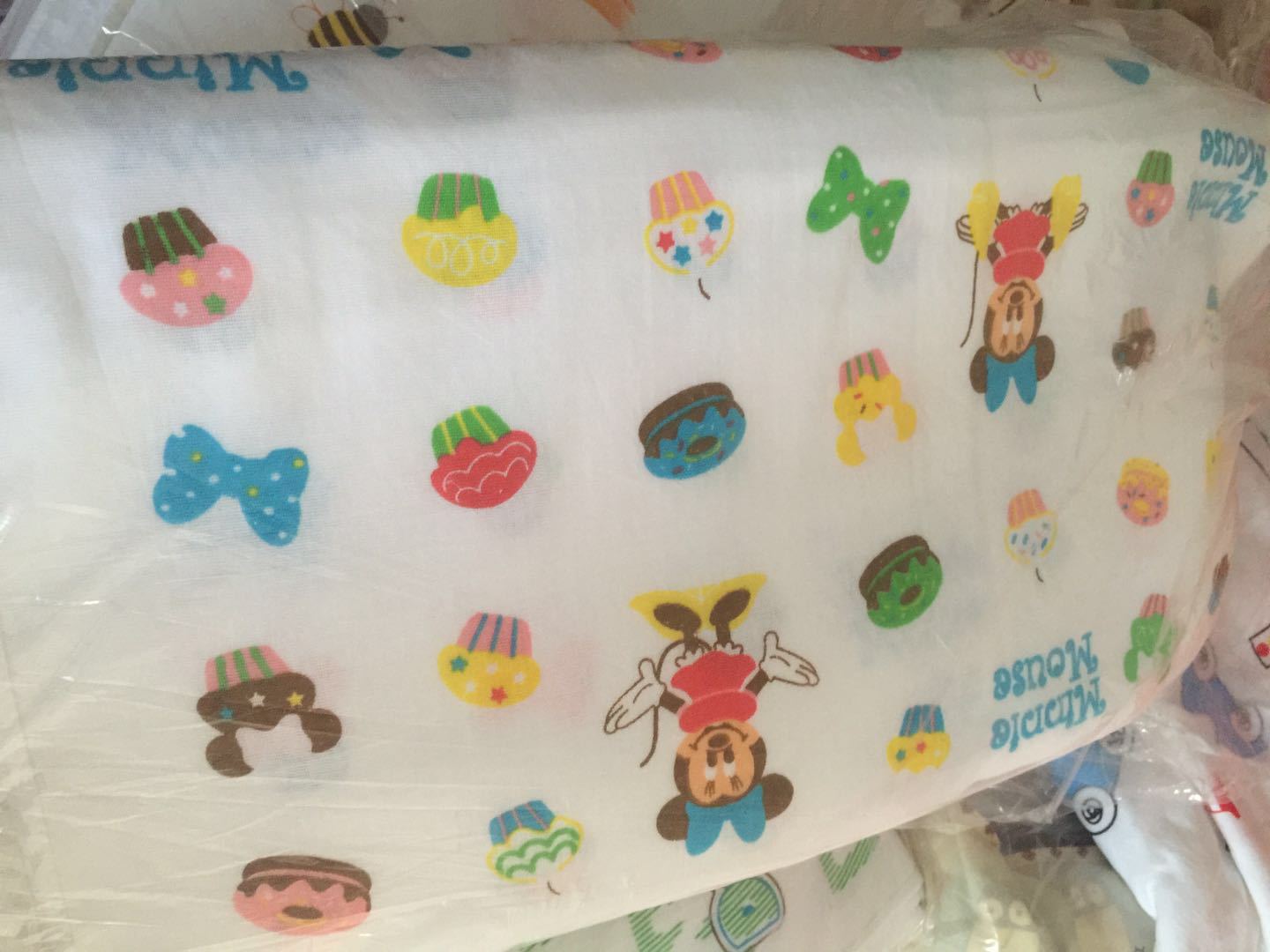 Serviette de bain bébé double gaze motifs enfantins