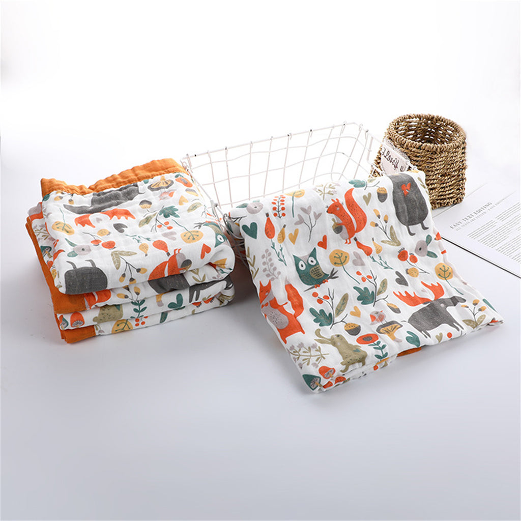 Couverture doudou en gaze de coton pour bébé