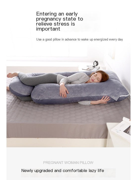 Coussin de grossesse et allaitement forme J
