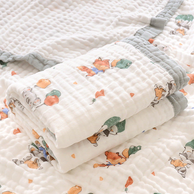 Couverture bébé en mousseline de coton douce