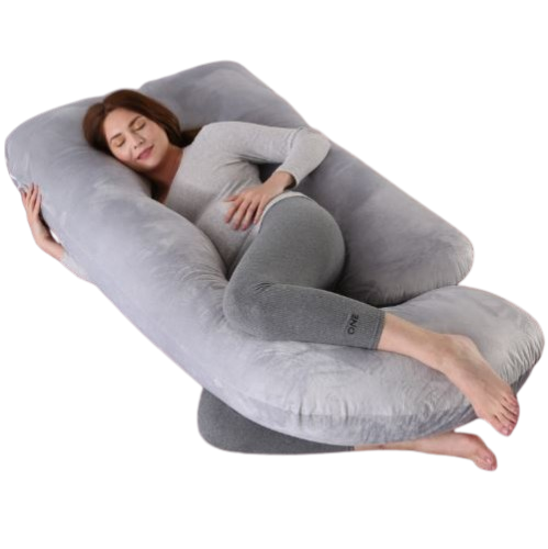 Coussin de grossesse et allaitement forme J