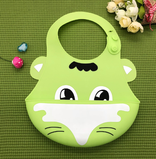 Bavoirs en silicone imperméables motifs animaux