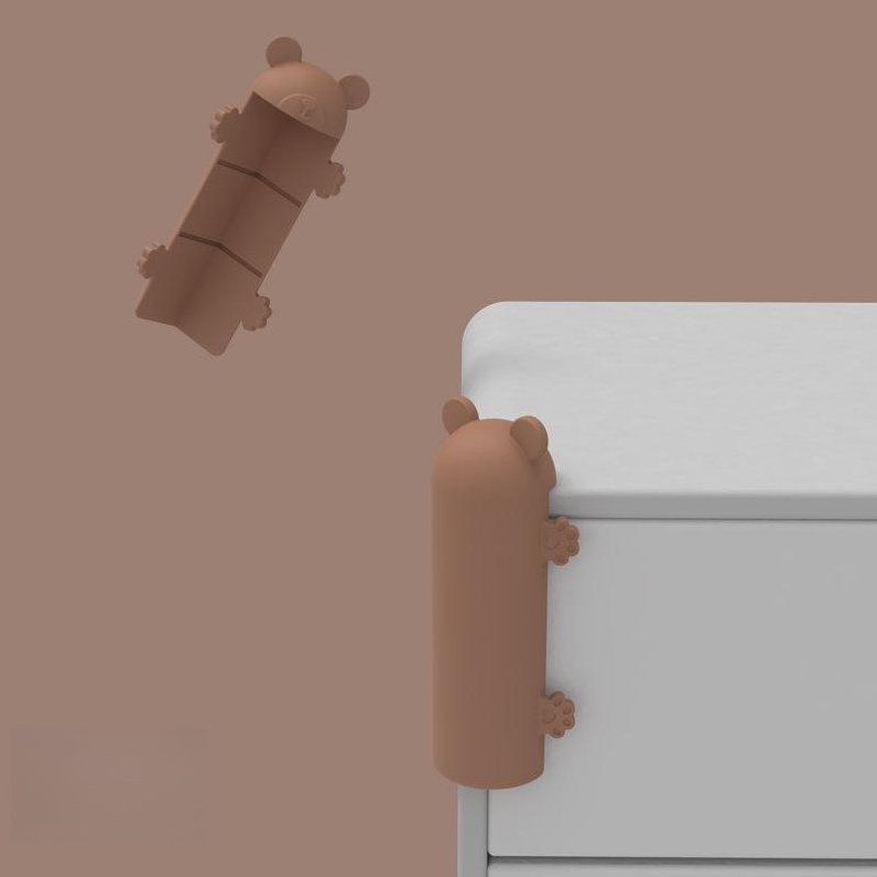 Protège-coins de sécurité en silicone découpables
