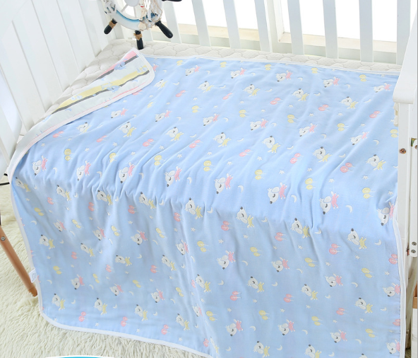 Serviette de bain bébé en gaze de coton 6 couches