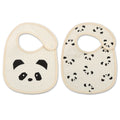 Bavoirs fins en gaze de coton étanche - lot de 2