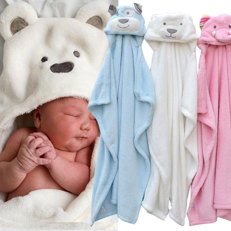 Serviette de bain multifonction en flanelle