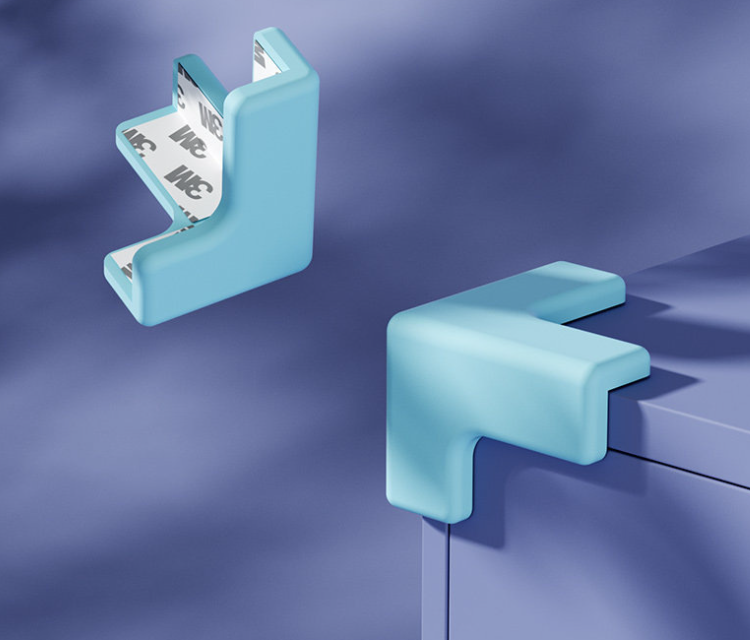 Protections d'angles en silicone pour meubles