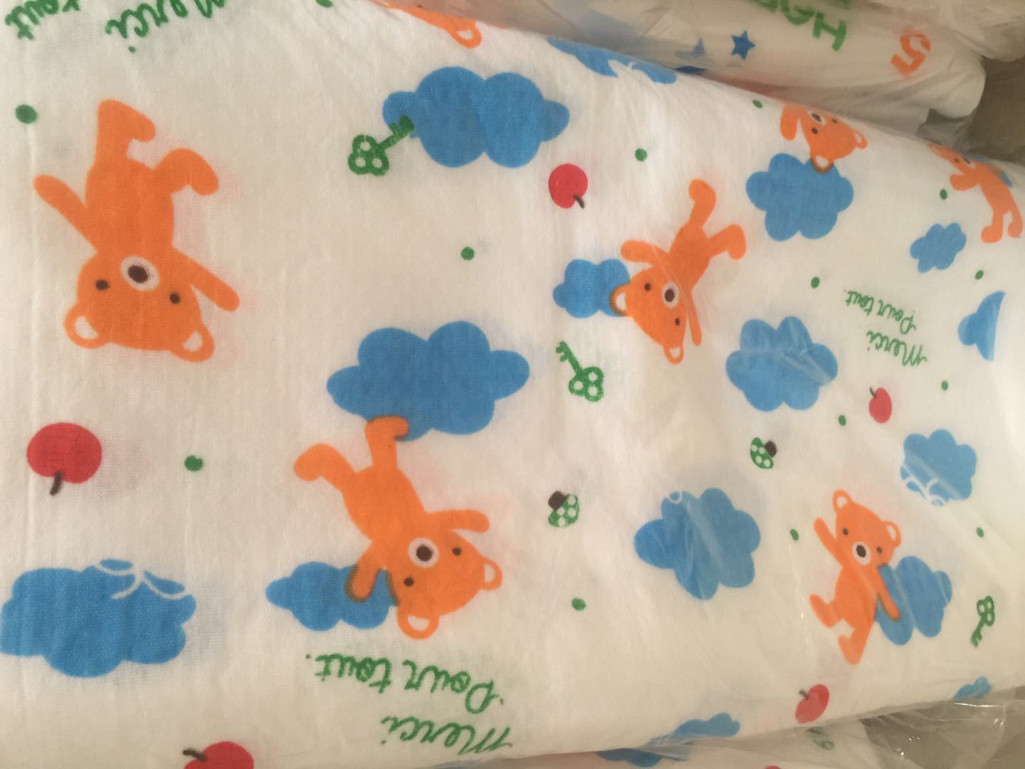 Serviette de bain bébé double gaze motifs enfantins
