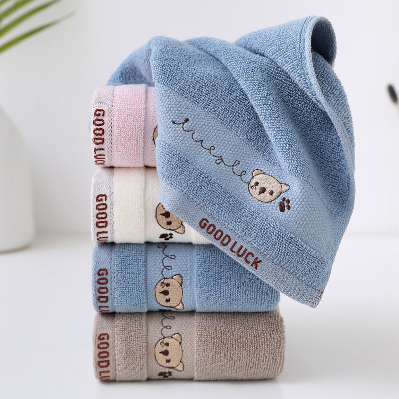 Serviette de bain bébé en velours corail