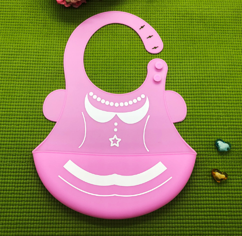Bavoirs en silicone imperméables motifs animaux